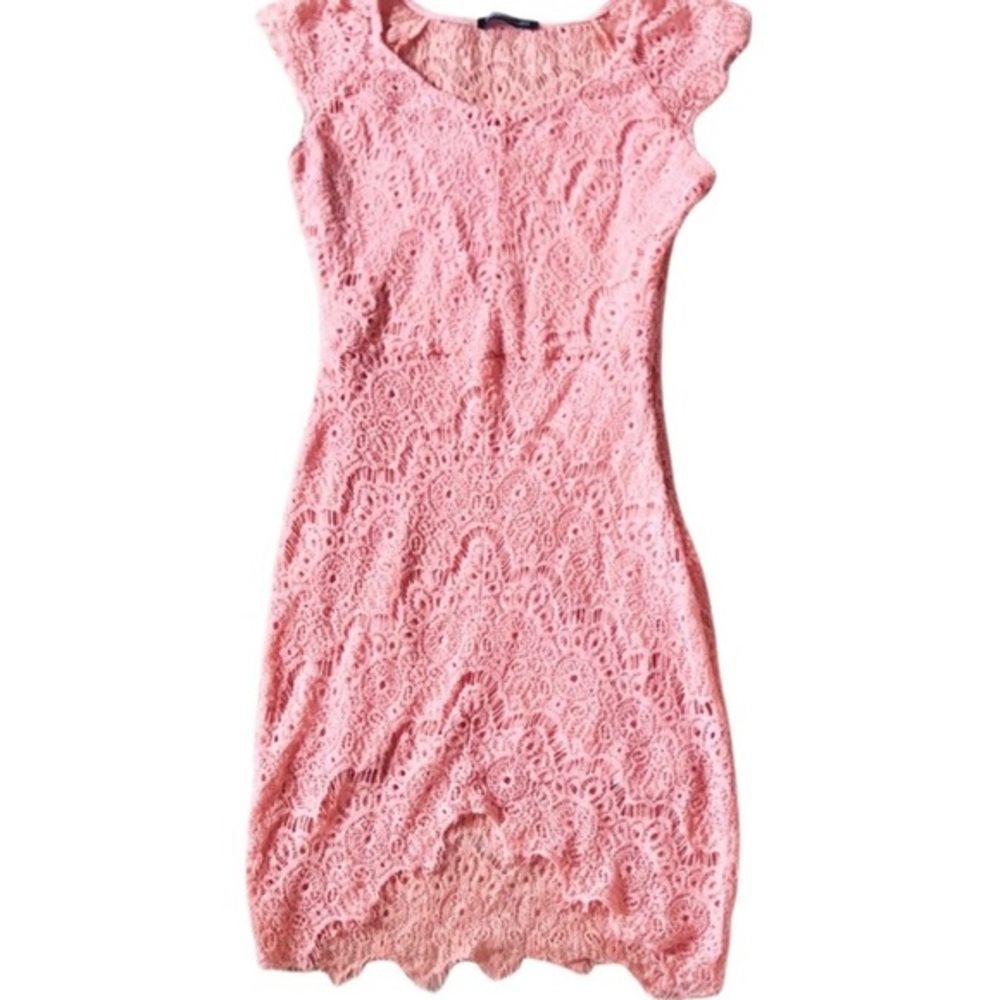 Peach Lace Dress Size Small